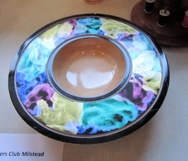 Decorated bowl by Ken Akrill